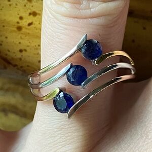 Masoala Sapphire Sterling Silver Ring
